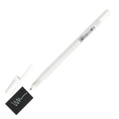 37819 Sakura Gelly Roll Classic 08 Gel Pen, Medium Point, White, Pack of 2