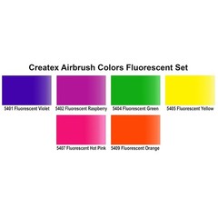 Neon Colors for Airbrushing, 2oz Bottles