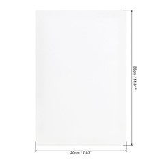 Painting Canvas Panels, 3 Pack 8×12 Inch Rectangle Blank Art Board, White