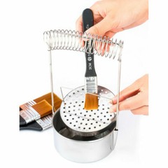 Stainless Steel Paint Brush Washer Cleaner with Screen and Holder Spring