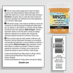 Yellow Oxide Impasto Paint 4 Fl Oz Jar Professional Art Supplies 1 PCS
