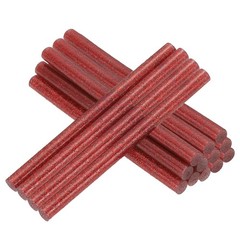 4×0.27 Inch Glitter Hot Glue Sticks, 16 Pcs Hot Glue Gun Sticks, Red