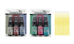 Ranger Distress Mica Bundles – Tim Holtz Distress Mica Stain with PTP Flash