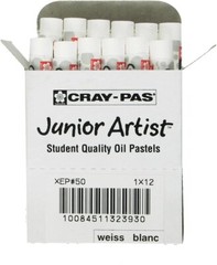 Sakura XEP-050 40% OFF $2.76 12-Piece Cray-Pas Oil Pastel Set, White