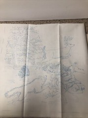 Paint By Number on Fabric VTG Cameo 9052 Deer With Fox With Instructions