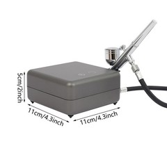 Multi-Purpose Airbrushing Tool Kit High Pressure Airbrush Kit W/ Air Compressor
