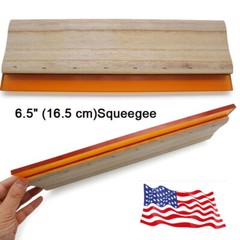 HOT 6.5” Silk Screen Printing Squeegee Ink Scraper Scratch Board 75 Durometers