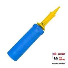 SUSWIM Balloon Pump Handheld Two-Way Dual Action,Double-Way Air Intake Blue