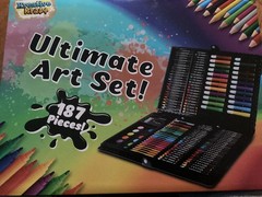 KreativeKraft Art Set Kids and Adults -187pcs Carry Case Artist Set
