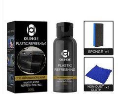Automotive Plastic Dashboard Retreader, Dust Interior Clean Polish Plastic White