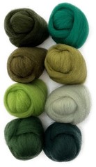 60172 Wool Roving 12″, .25 Ounce, 8-Pack