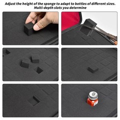 Storage Case For Testors Paint Set Model Paint, Holds 60 Bottles with 9 Detai…