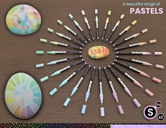 TOOLI-ART Acrylic Paint Markers Paint Pens Special Colors Set For Rock Painting,