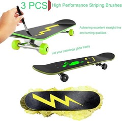 Pinstriping Brush 3 pcs High Performance Striping Set – #1, #2, #3, Black