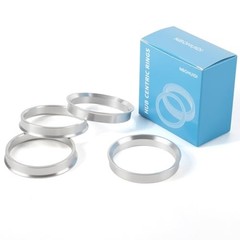 Hub Centric Rings 87.1mm to 108.1mm (Pack of 4), Aluminum OD 108.1-ID 87.1