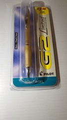 Pilot G2 Limited Metal Gel Pen .7mm Gold Barrel Black Ink Refillable Retractable