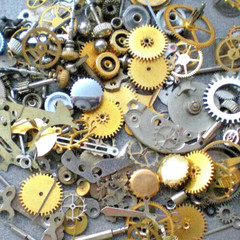2 Pound lot of “STEAMPUNK Parts for ARTISTS” – varied small items