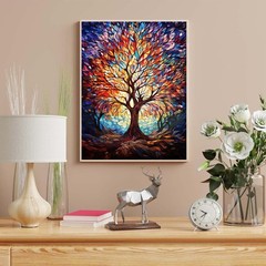 Tree of Life Paint by Numbers Kit for Adults – Tree of Life Paint by Number f…