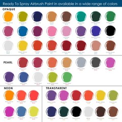 US Art Supply 1-Ounce Opaque Saffire Blue Airbrush Paint