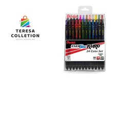 EnerGel Kuro 0.7mm Gel Pen Set, 24 Assorted Colors – Precision & Comfort Await!