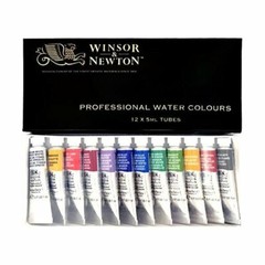 Winsor & Newton Professional Watercolor 12 colors set 5ml From Japan
