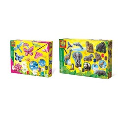 SES Creative 01131 Children’s Butterfly Glitter Casting and Painting Set, for 5