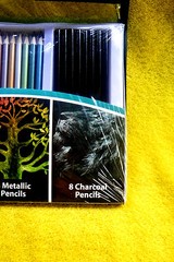 NEW! 40 PIECE ARTIST’S PENCIL SET(CHARCOAL, METALLIC, WATERCOLOR, DRAWING, ETC)!