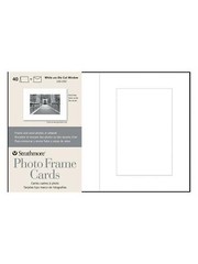 Strathmore Photoframe Greeting Card – white pack of 40