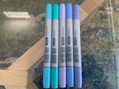 Copic Ciao Markers Pack of 5 Set (B02 BG13 BV00 B23 BV04) BLUE GREEN LIGHT MAUVE