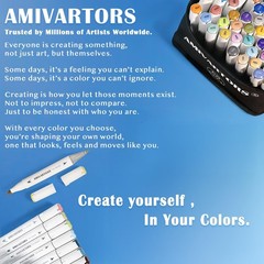 80 Colors Dual Tip Alcohol Markers Set – Chisel & Fine Tips, High Ink Capacity,