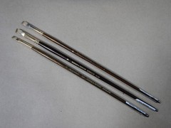 Winsor & Newton Flat Oil Brushes Winton UNused, Lot of 3, #4,#6,#8