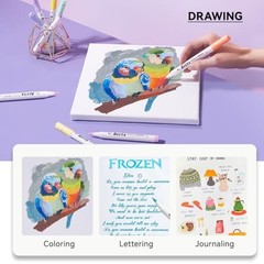 60 Colors Paint Markers Pens, Acrylic Paint Pens for Artists 60B Anime Color