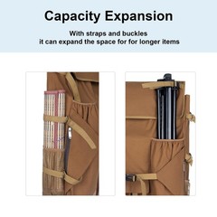 JJRING Heavy Duty Plein Air Artist Backpack with Handheld Strap, Art Supply T…