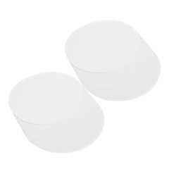 100 Pcs Paint Paper for Kids Cardboard Sheets Blank Round Drawing DIY Craft