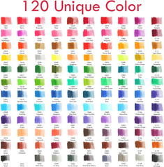 Premium 144 Drawing Pencil Set,Including 120 Colored Pencils and 24 Sketch Kit,A