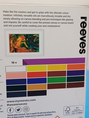 Reeves Paint Tubes Infinitely Extraordinary Versatile Set Oil 10mL Pack of 18