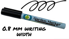 2 Pack Garden Marker Pen Permanent Markers Black (UV Fade Resistant Marker Pens