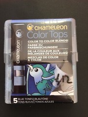 CHAMELEON COLOR TOPS – 5 SET – BLUE TONES – USE TO BLEND CHAMELEON COLOURS