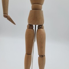 17.5″ Wooden Artist Mannequin Articulated Drawing Figure w Stand Large