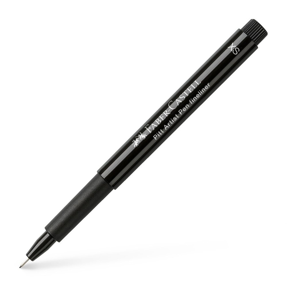 Faber Castell PITT Artist Pen Black Superfine 0.3mm Pigmented Ink Waterproof