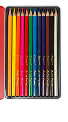 Colouring Pencils Oil Based Painting Drawing Pro Beginner Craft Sketching Red