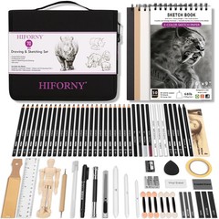 70 Pcs Drawing Set Sketching Kit – Sketch Pencils Art Supplies for Adults Art…