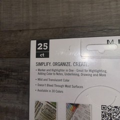 Zebra Mildliner Creative Markers Double Ended Markers, 25 Count-water Resist NEW