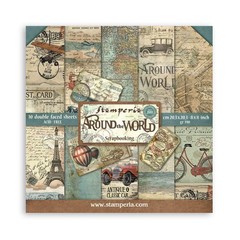 STAMPERIA INTERNATIONAL, KFT PAPER PAD 20.3 x (8″ x 8″), Multicoloured