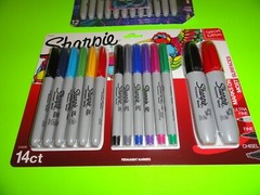 14 CT + 12 CT Cosmic Color Sharpie Permanent Markers Ultra Fine + Fine + Chisel