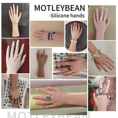 Realistic Silicone Female Hand Life Size Female Model Hand for Showing Jewelr…