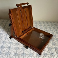 Sienna Plein Air Pochade Box – Medium Box- Excellent Conditioner