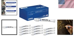 Long-Lasting White Solid Paint Markers – 12 Pack, Fast-Drying for All Surfaces