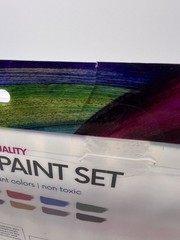 Avenue Art Artist METALLIC Paint Set 12 Tubes Blends Easily Brilliant Non Toxic