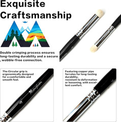 6 Pcs Dry Brush Set for Miniature Painting, Acrlics,Oils, Watercolors,By Birch W